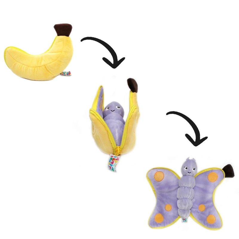 PELUCHE POPPET LA MARIPOSA – BANANA - 2