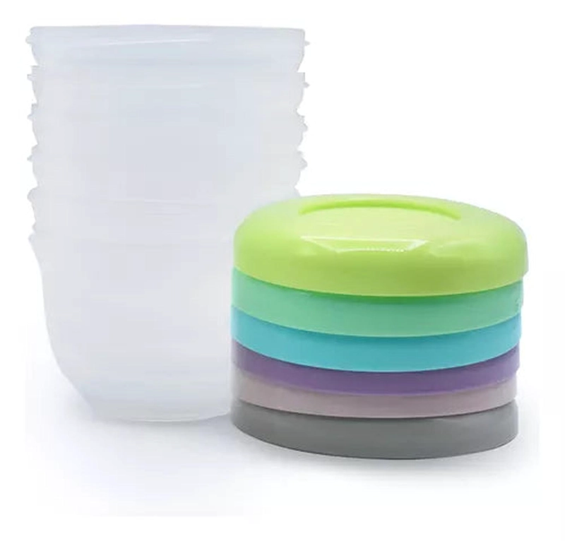 PACK DE 6 CONTENEDORES APILABLES PLASTICOS - 3