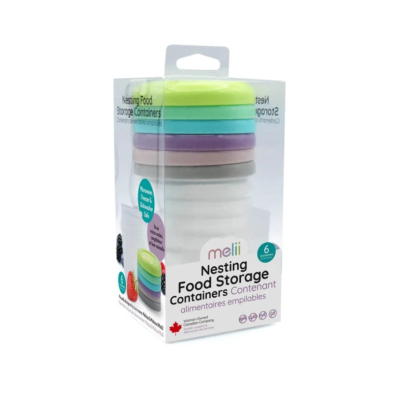 PACK DE 6 CONTENEDORES APILABLES PLASTICOS - 4