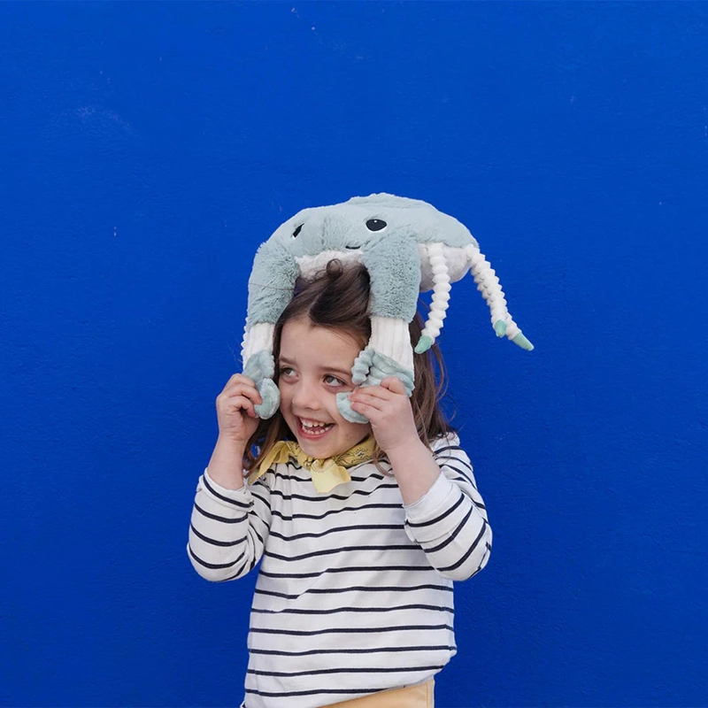 PELUCHE CANGREJO CASSECOU MAMA Y BEBE  - MENTA - 2
