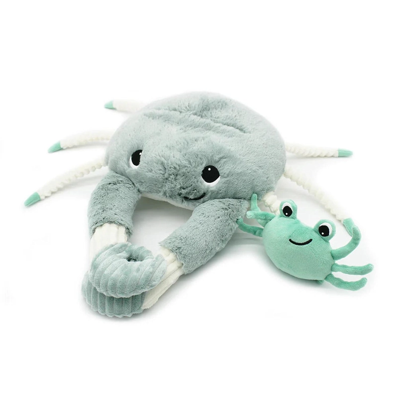 PELUCHE CANGREJO CASSECOU MAMA Y BEBE  - MENTA - 3