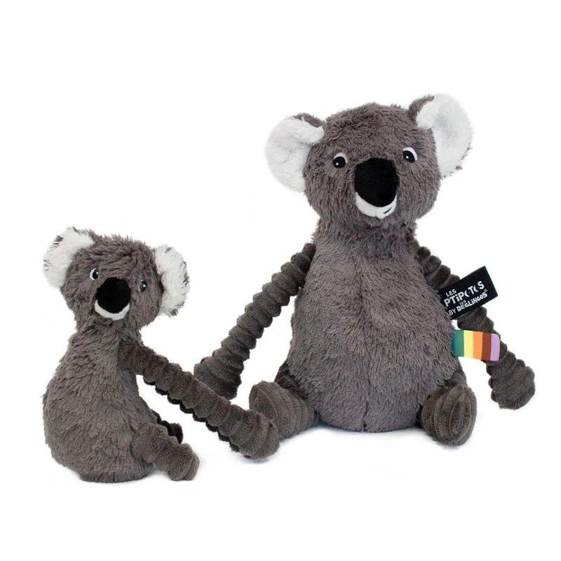 PELUCHE KOALA TRANKILOU MAMA Y BEBE  - GRIS - 4