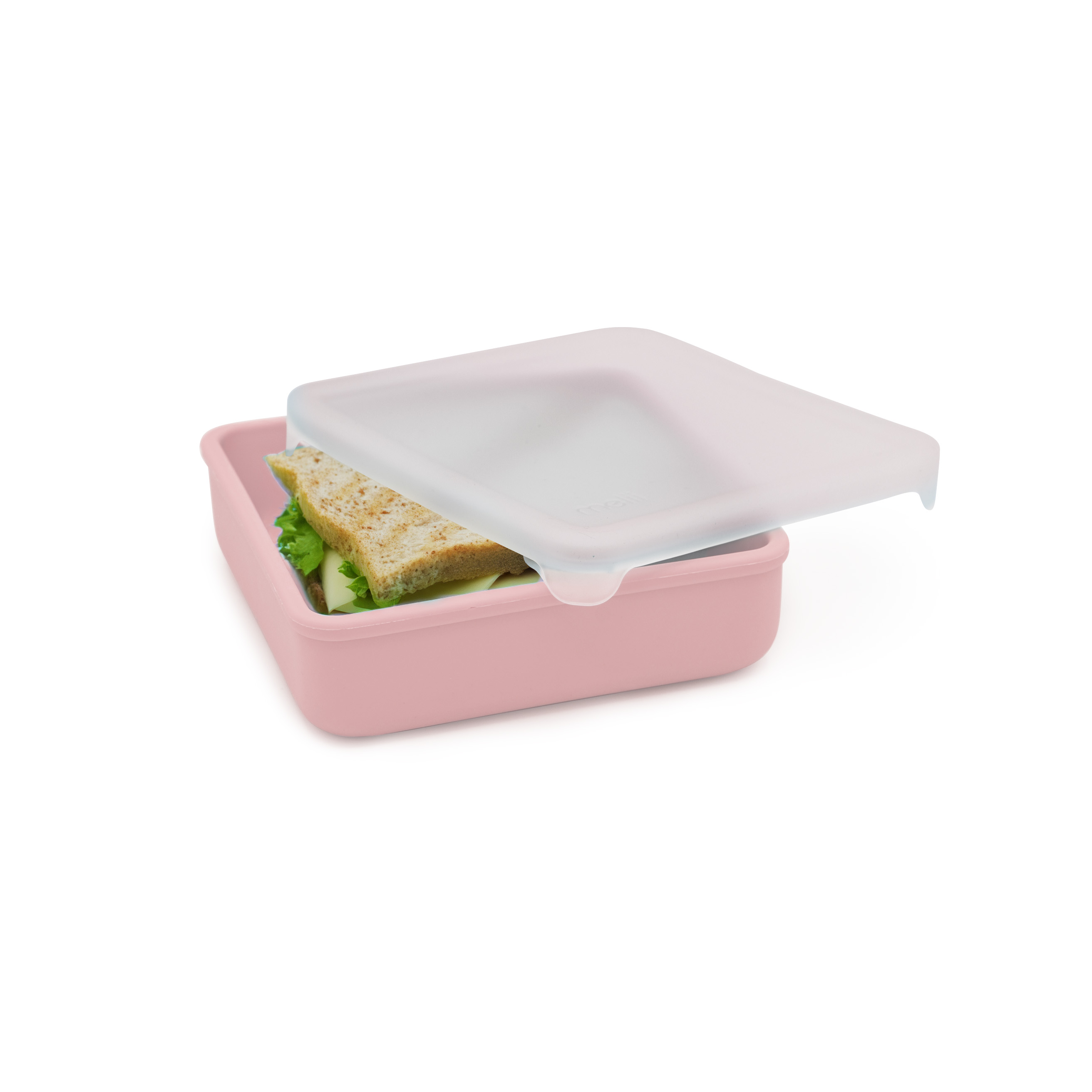 CONTENEDOR DE SILICONA PARA SANDWICH ROSADO - 1