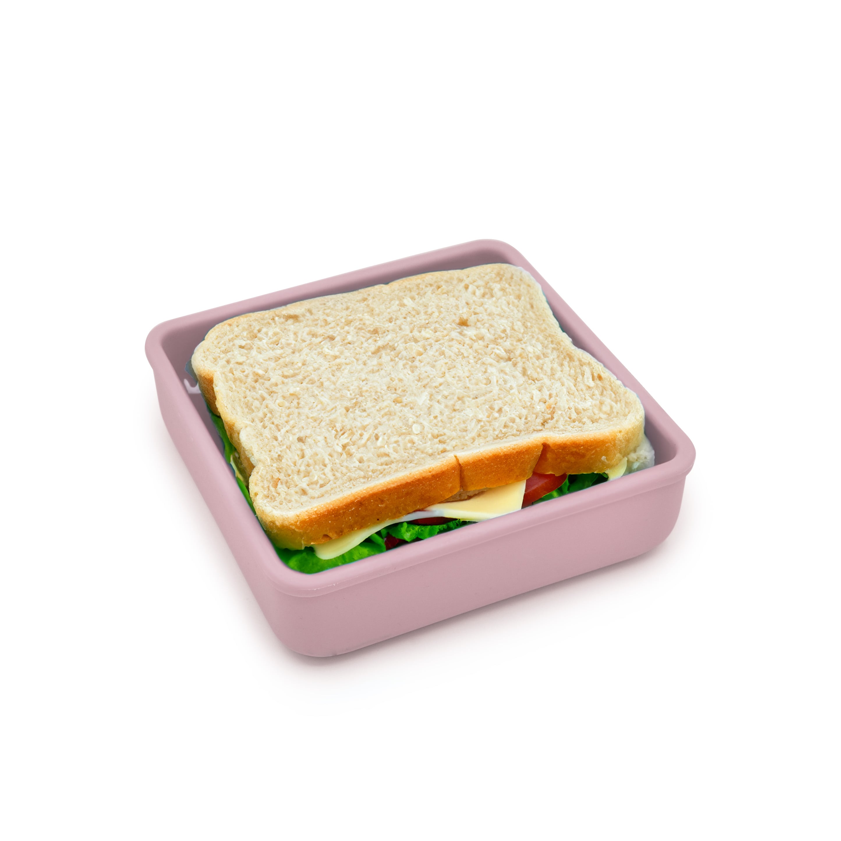 CONTENEDOR DE SILICONA PARA SANDWICH ROSADO - 2