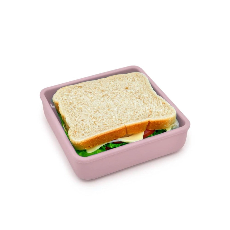 CONTENEDOR DE SILICONA PARA SANDWICH ROSADO - 3