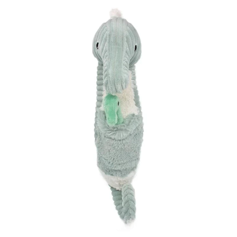 PELUCHE CABALLITO DE MAR PAPADOU PAPA Y BEBE  - MENTA - 4