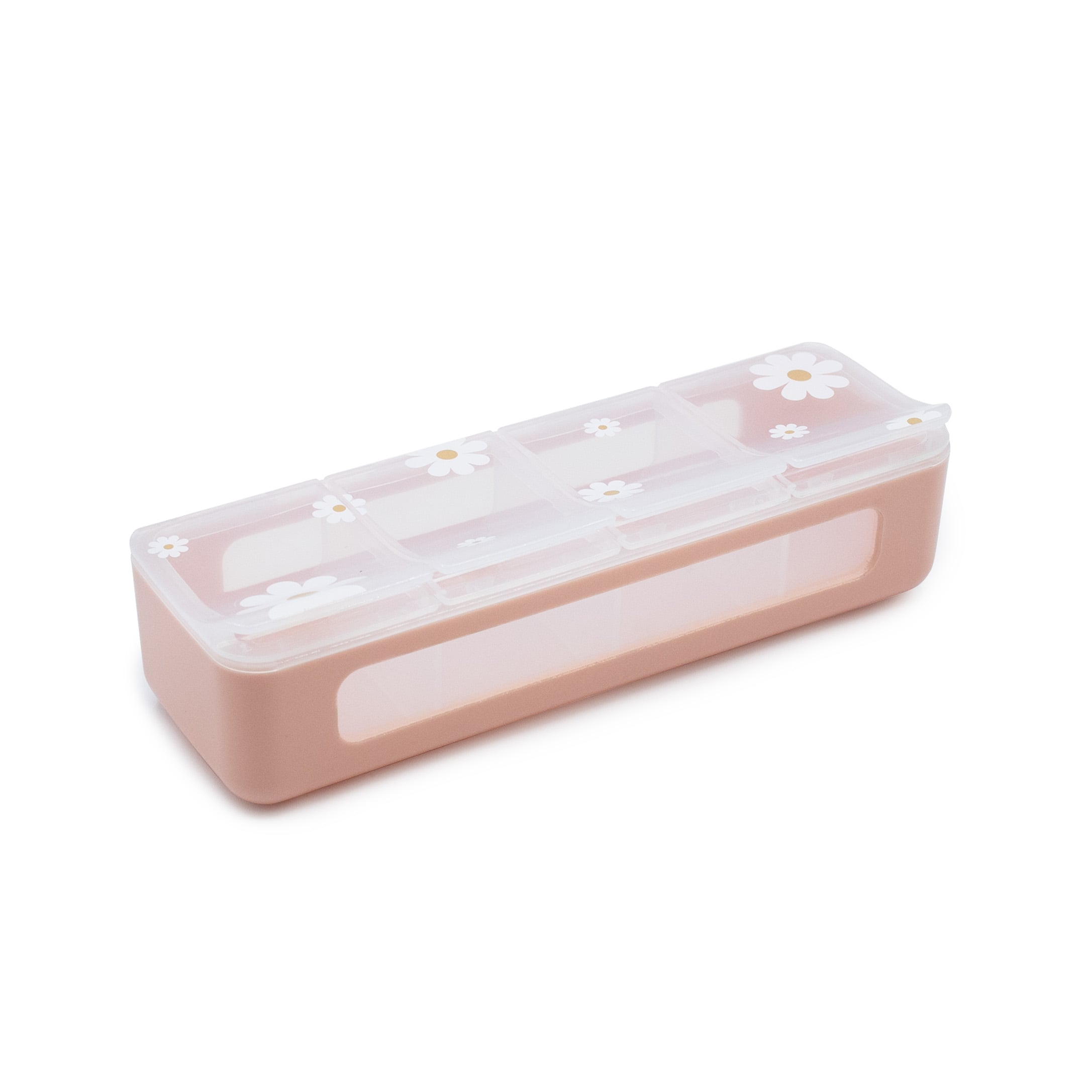 PACK DE 2 CONTENEDORES DE 4 COMPARTIMIENTOS ROSADO Y MORADO - 2