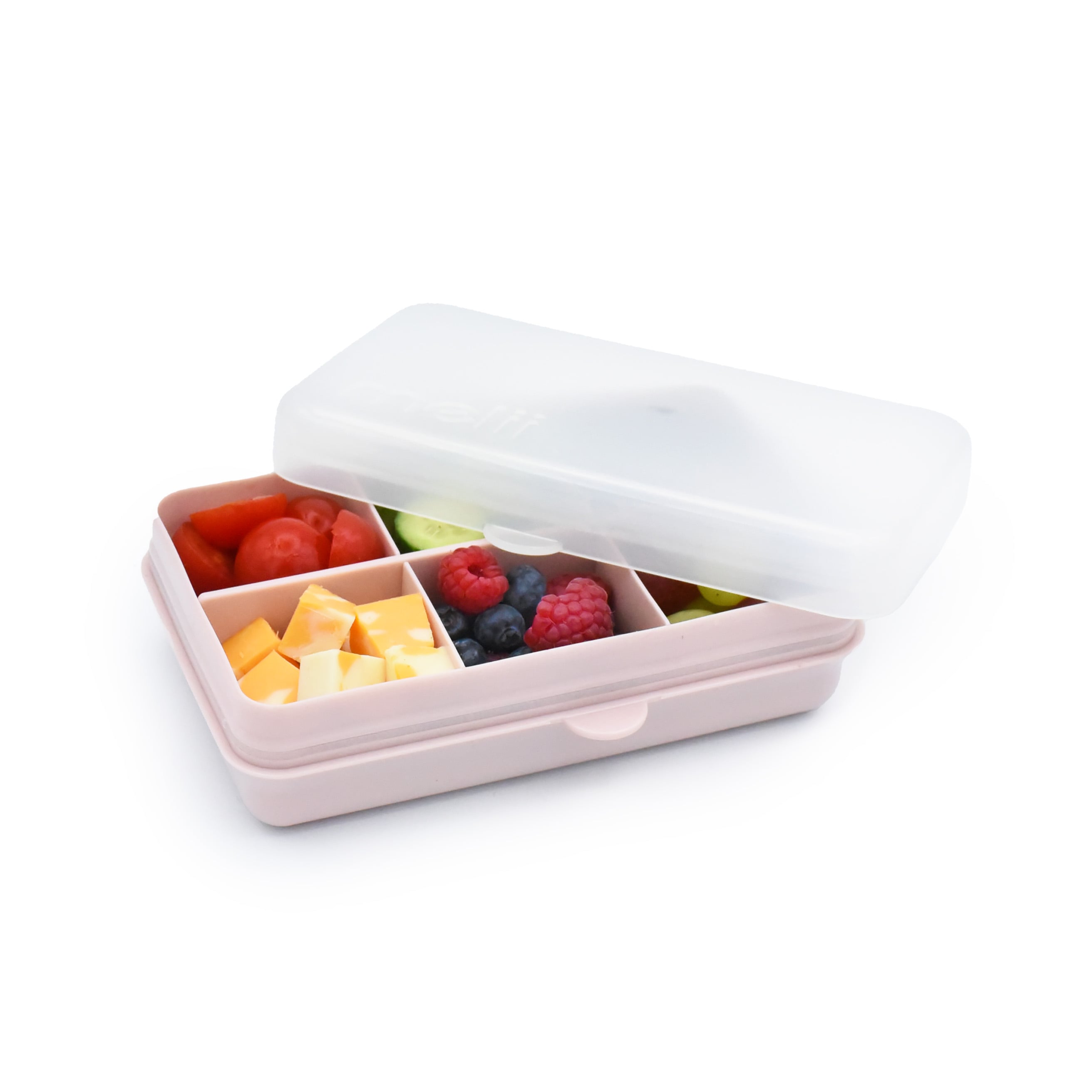 CAJA CONTENEDORA MINI PARA SNACKS ROSADO - 1