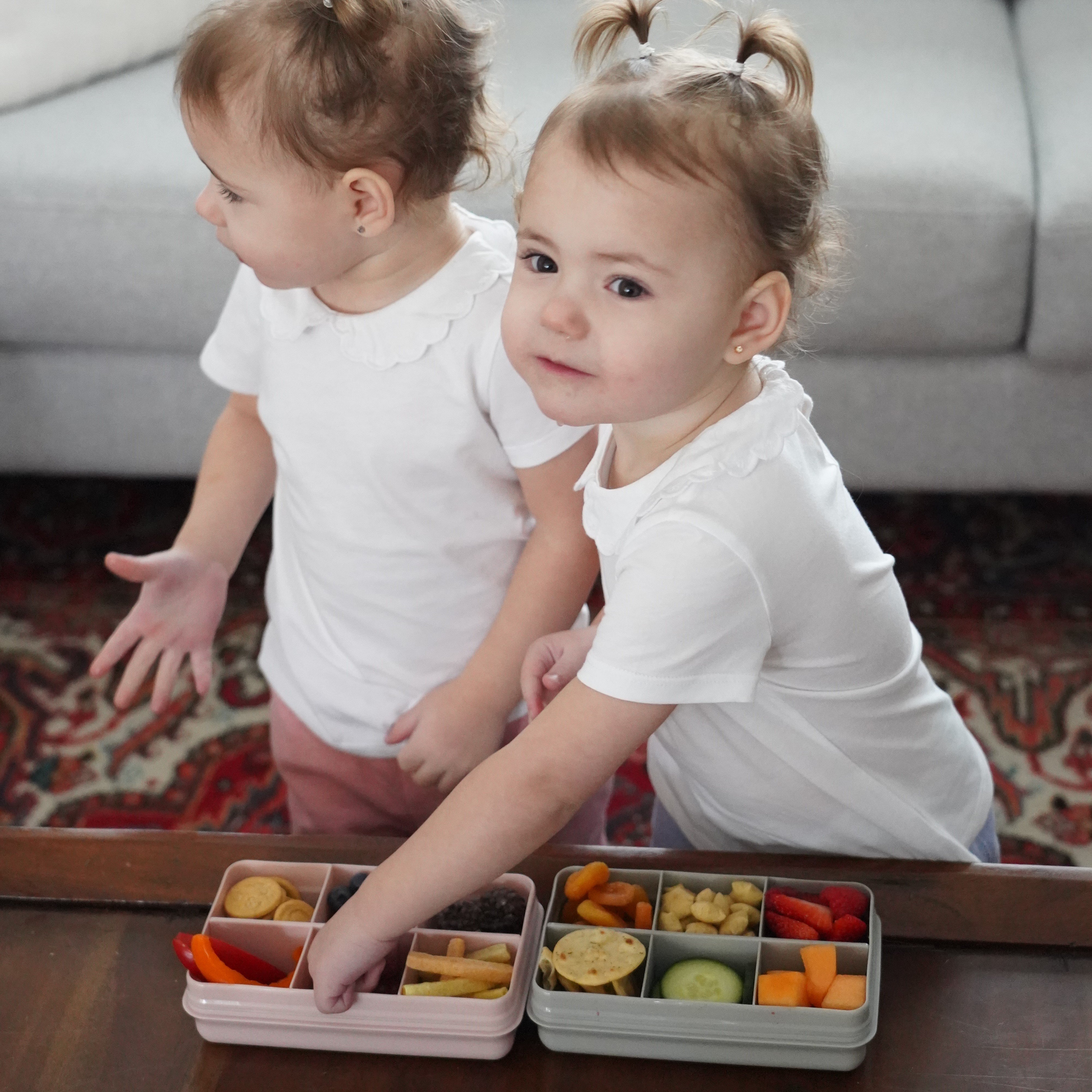 CAJA CONTENEDORA MINI PARA SNACKS ROSADO - 6