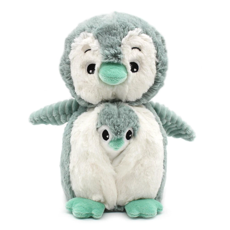 PELUCHE PINGÜINO IGLOU MAMA Y BEBE  - MENTA - 1