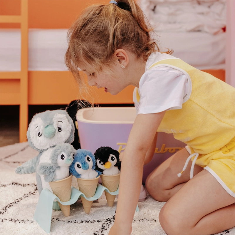PELUCHE PINGÜINO IGLOU MAMA Y BEBE  - MENTA - 5