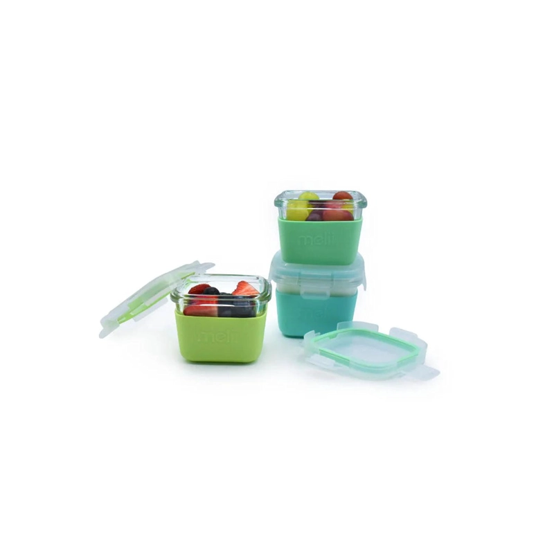 PACK DE 3 RECIPIENTES DE VIDRIO 160 ML - 4