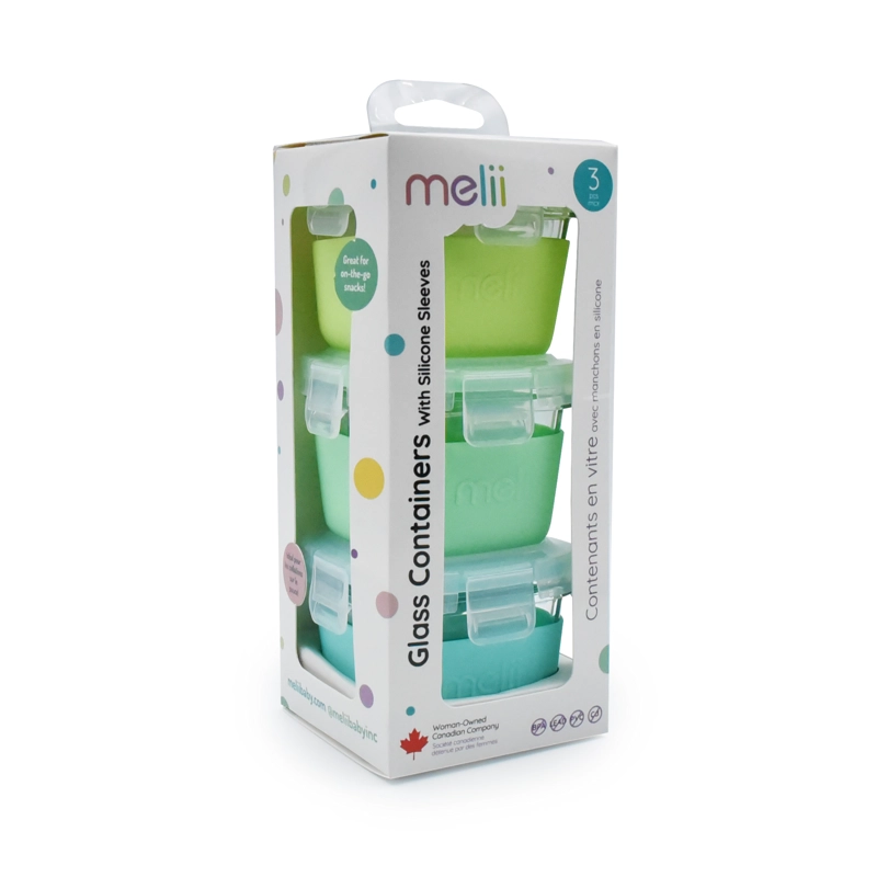PACK DE 3 RECIPIENTES DE VIDRIO 160 ML - 7