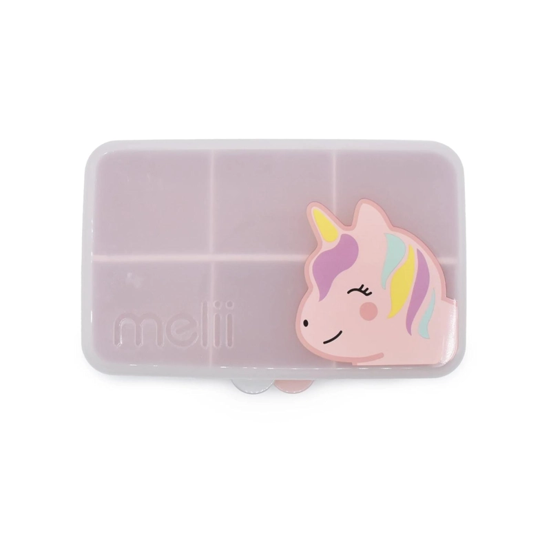 CAJA CONTENEDORA MINI PARA SNACKS - UNICORNIO - 1