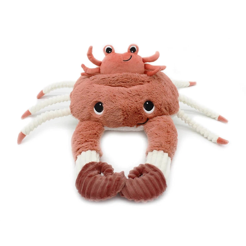 PELUCHE CANGREJO CASSECOU MAMA Y BEBE  - TERRACOTA - 1