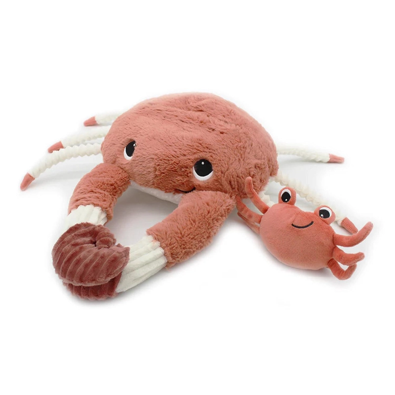 PELUCHE CANGREJO CASSECOU MAMA Y BEBE  - TERRACOTA - 4