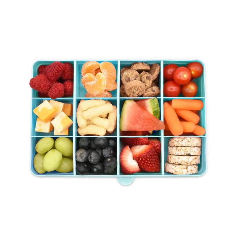 CAJA CONTENEDORA PARA SNACKS - AZUL - 2