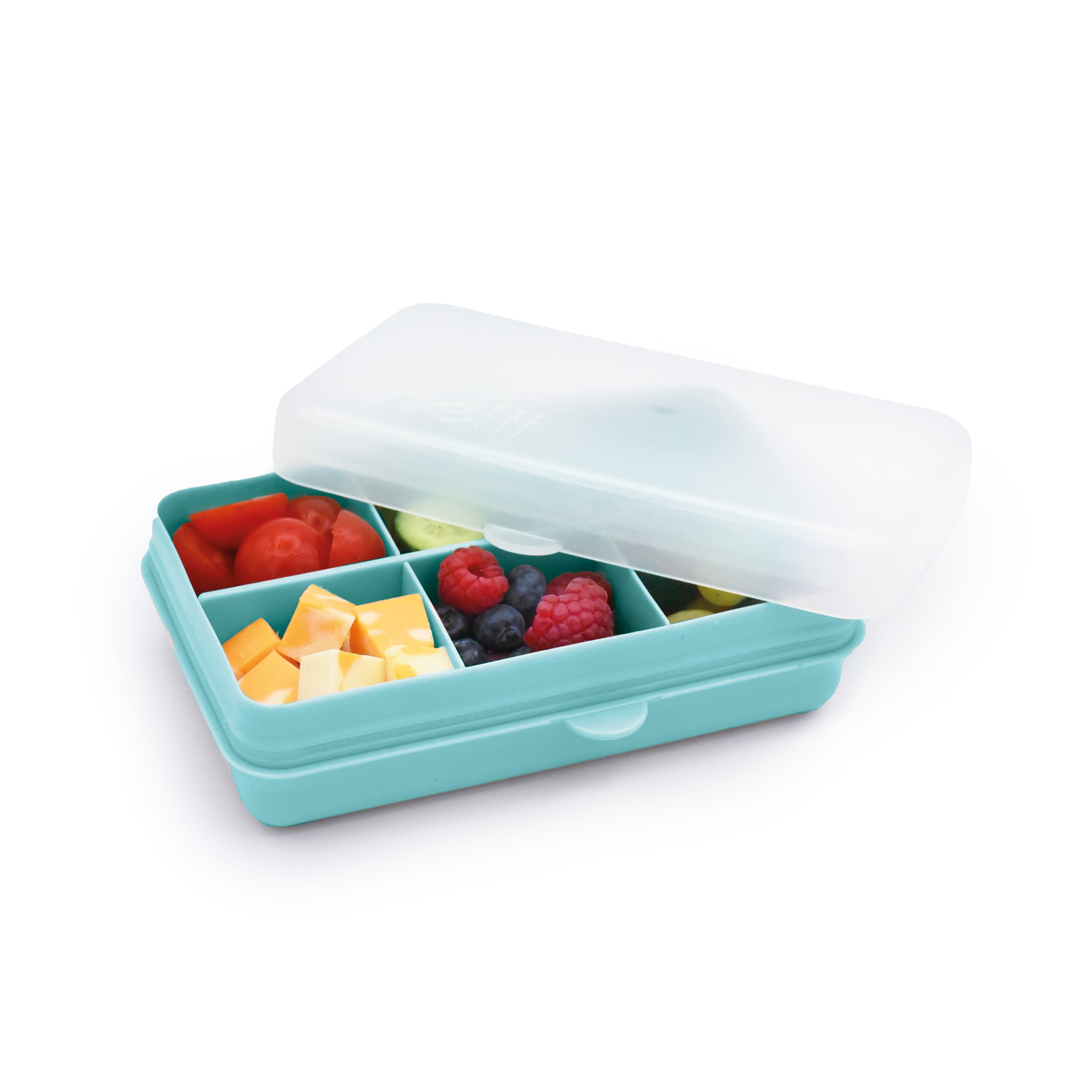 CAJA CONTENEDORA MINI PARA SNACKS AZUL - 1