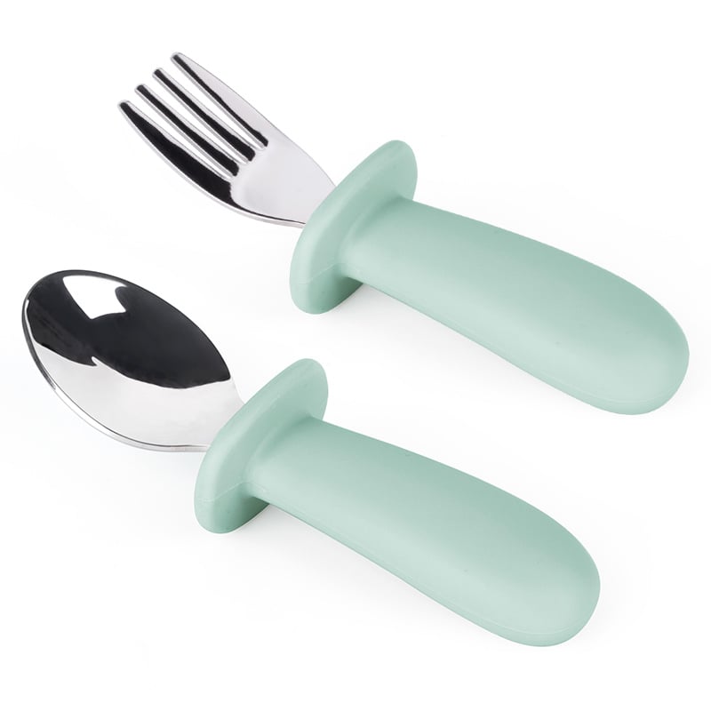 SET DE TENEDOR Y CUCHARA AZUL - 1