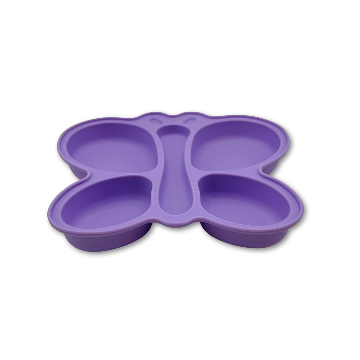 PLATO DE SILICONA CON SUCCION MARIPOSA - 3