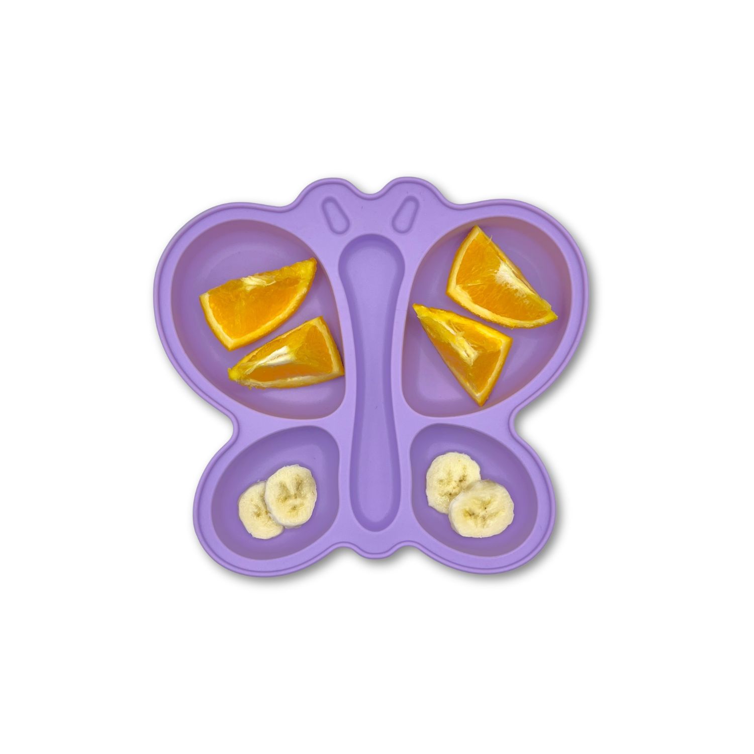 PLATO DE SILICONA CON SUCCION MARIPOSA - 5