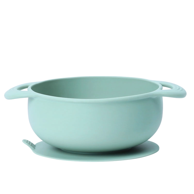 BOWL DE SILICONA CON SUCCION AZUL - 1