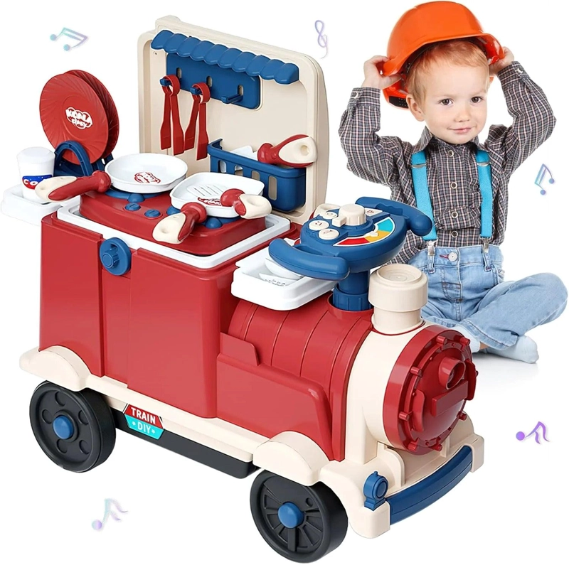 TREN DE COCINA 3 EN 1 PARA NIÑOS - 2