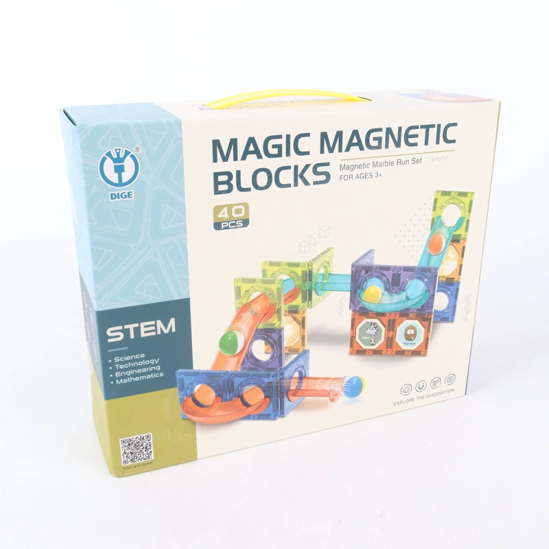 BLOQUES MAGNE TICOS TOBOGAN. 40 PIEZAS - 2