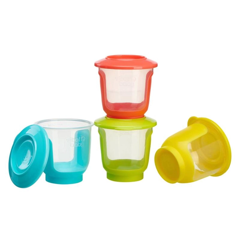 PACK DE 4 POCILLOS DE ALMACENAMIENTO 120ML - 1