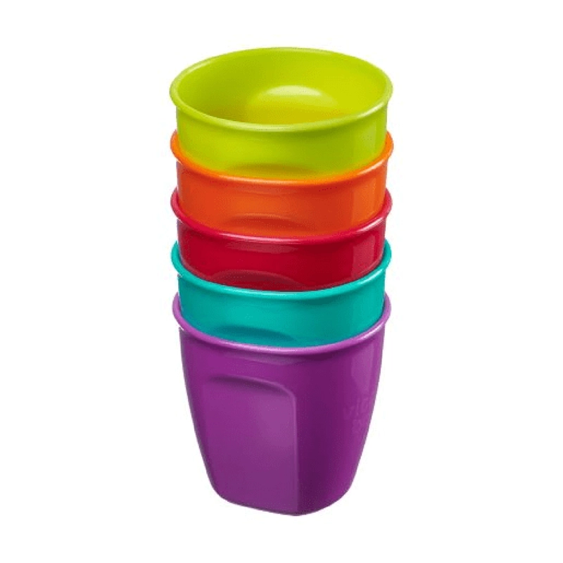 PACK DE 5 VASOS PLASTICOS - 1