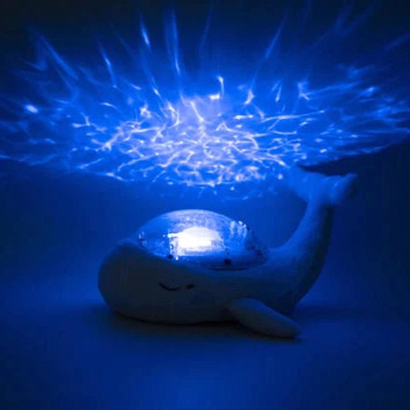 PELUCHE PROYECTOR BALLENA TRANQUIL BLANCO - 4