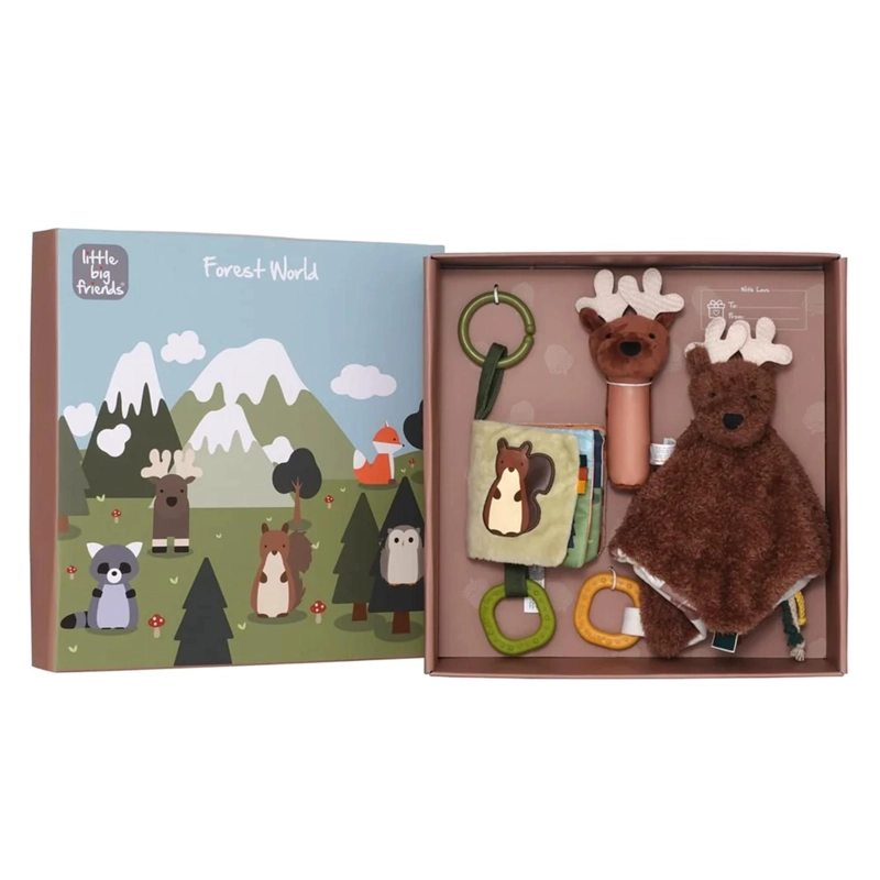 CAJA REGALO PARA BEBE  - BOSQUE - 1