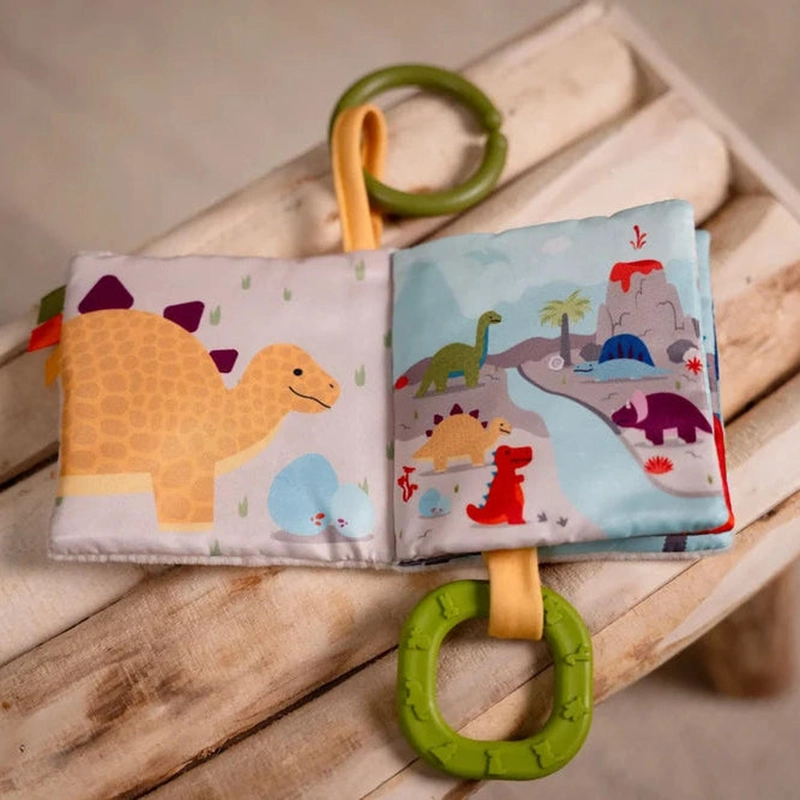 LIBRO DE TELA PARA BEBE  - DINOSAURIOS - 2