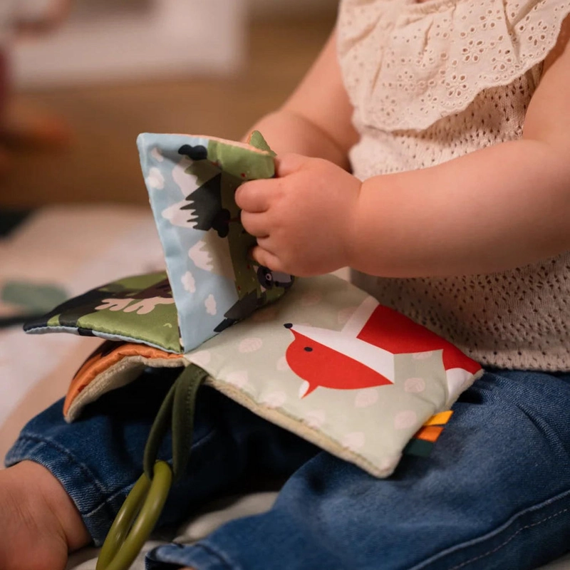 LIBRO DE TELA PARA BEBE  - BOSQUE - 3