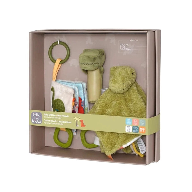 CAJA REGALO PARA BEBE  - DINOSAURIOS - 1