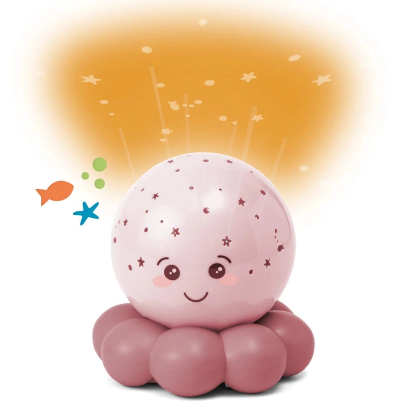LUZ NOCTURNA PULPO TWINKLES TO GO ROSADO - 1