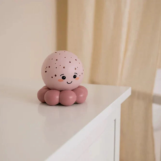 LUZ NOCTURNA PULPO TWINKLES TO GO ROSADO - 7