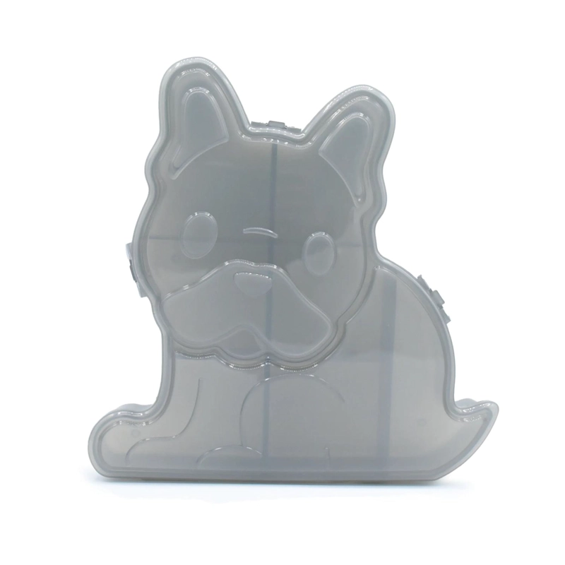 CAJA CONTENEDORA ANIMAL SNACKLE - BULLDOG - 1