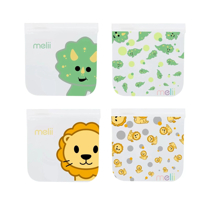 PACK DE 4 BOLSAS PARA SNACKS REUTILIZABLES - 1