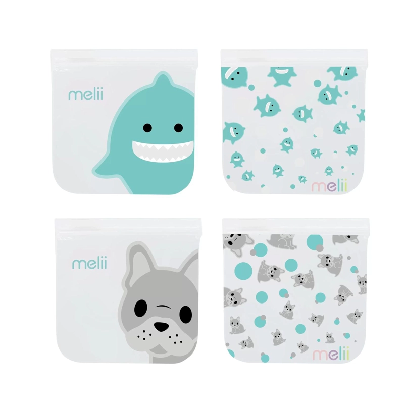 PACK DE 4 BOLSAS PARA SNACKS REUTILIZABLES - 1