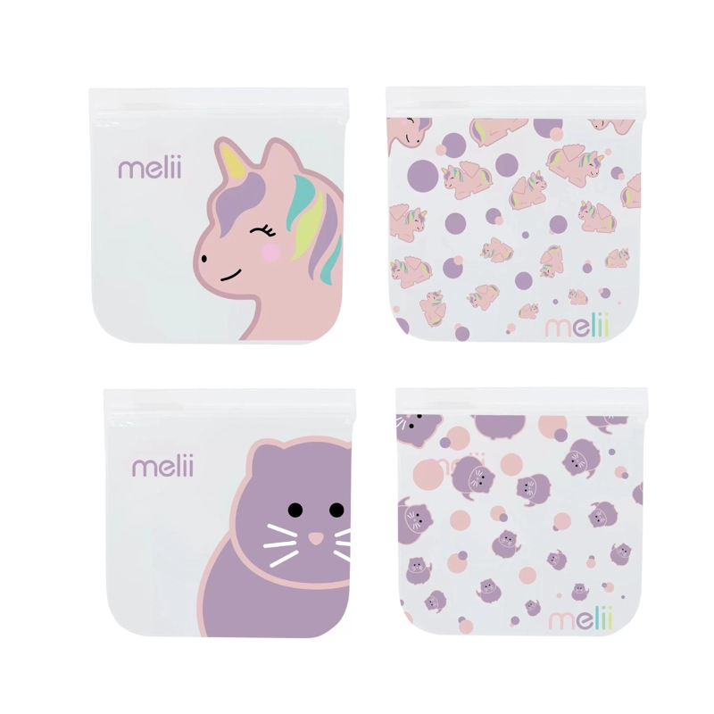 PACK DE 4 BOLSAS PARA SNACKS REUTILIZABLES - 1