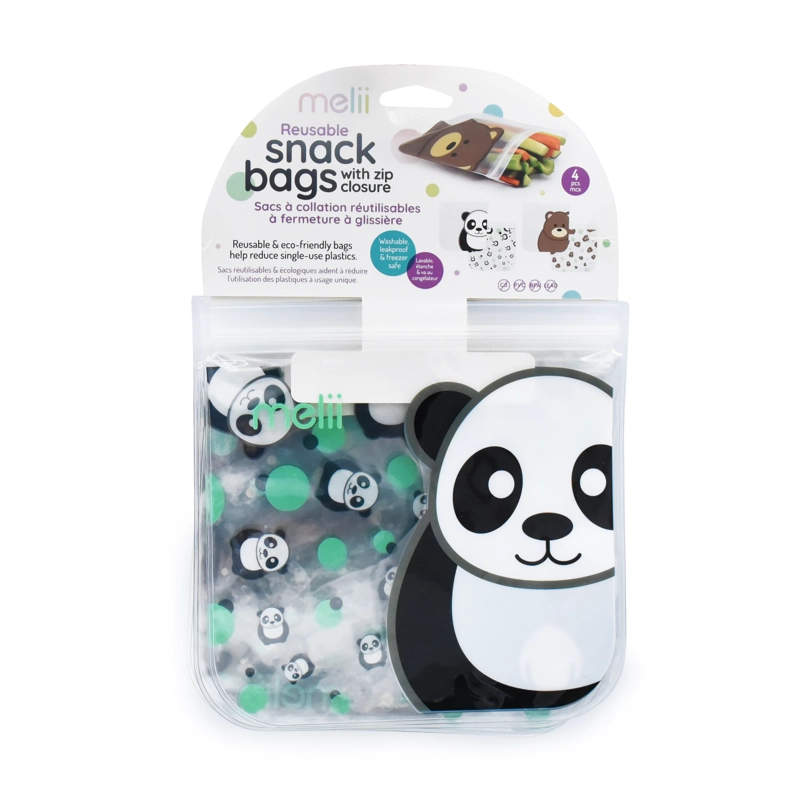 PACK DE 4 BOLSAS PARA SNACKS REUTILIZABLES - 9