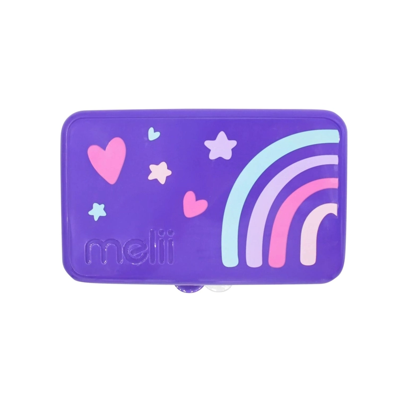 CAJA CONTENEDORA MINI PARA SNACKS - ARCOIRIS - 1