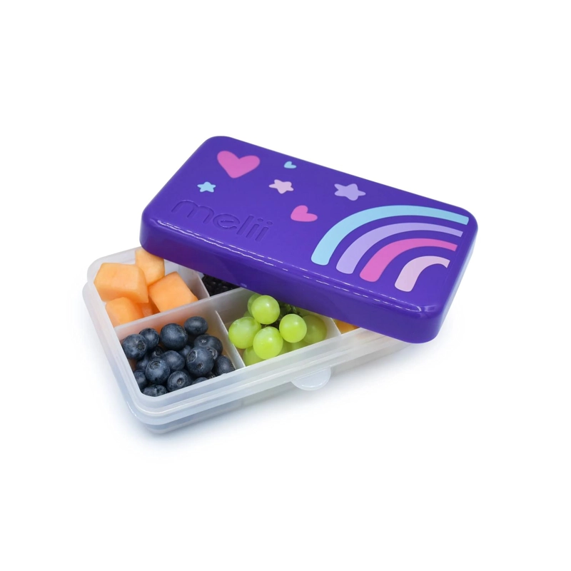 CAJA CONTENEDORA MINI PARA SNACKS - ARCOIRIS - 2