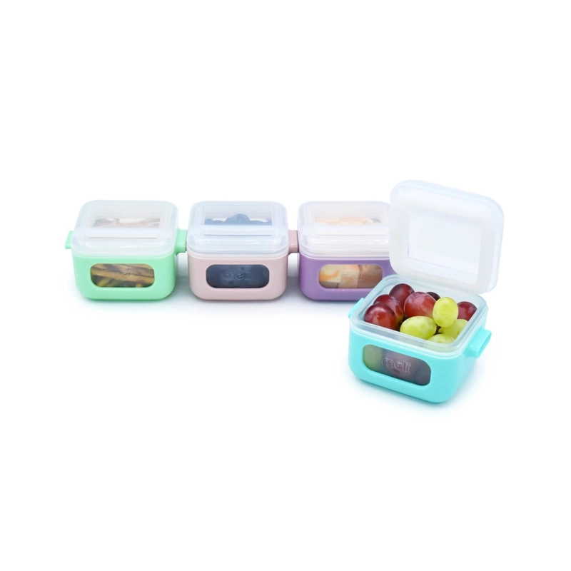 PACK DE 4 CONTENEDORES 118 ML CUBOS - 1