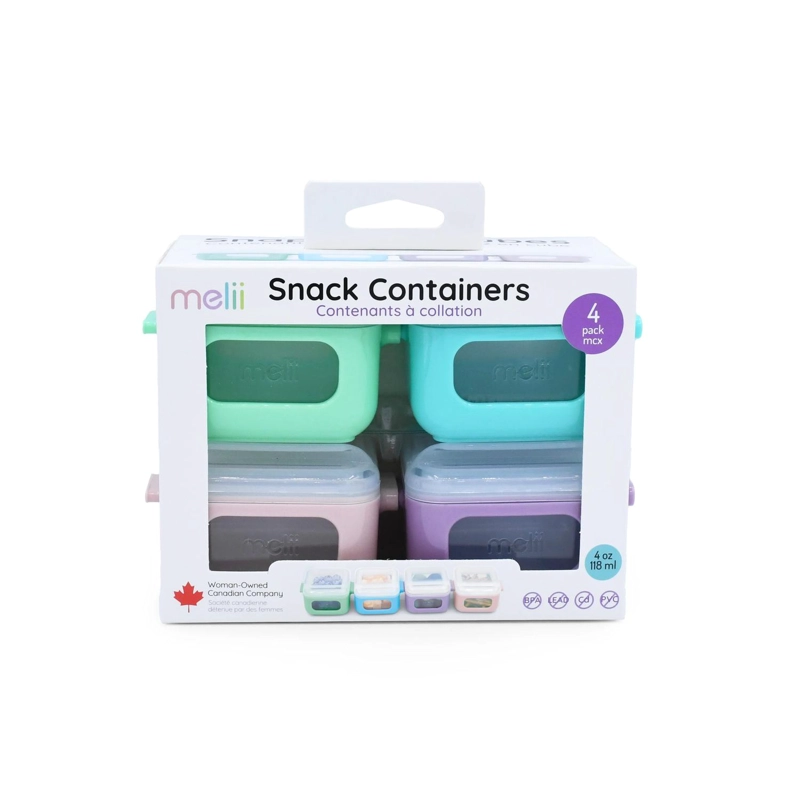 PACK DE 4 CONTENEDORES 118 ML CUBOS - 4