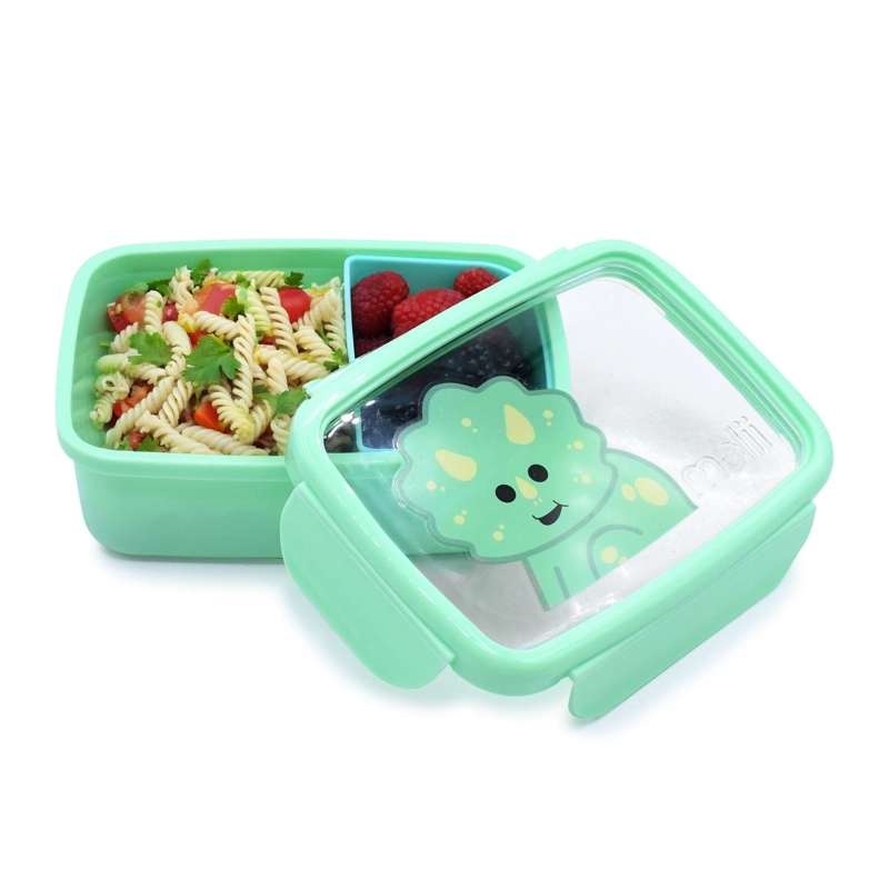LONCHERA BENTO BOX CON COMPARTIMIENTOS 880 ML - DINO - 1