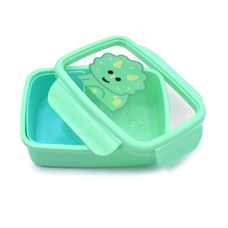 LONCHERA BENTO BOX CON COMPARTIMIENTOS 880 ML - DINO - 2