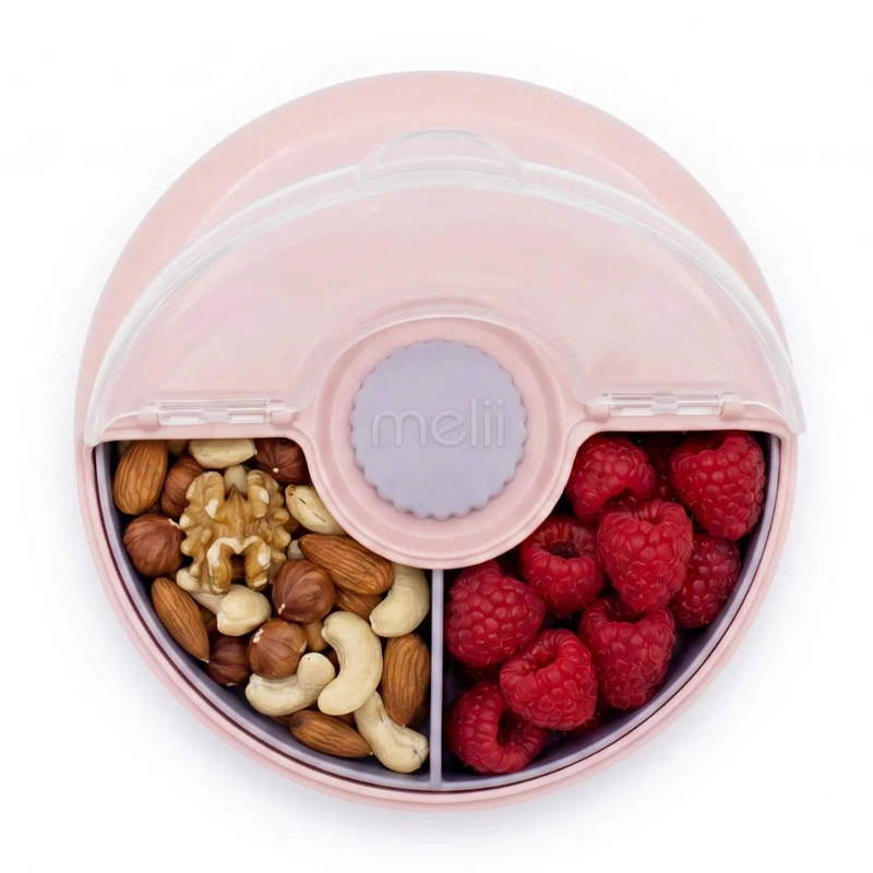 CONTENEDOR SPIN SNACK CON PERILLA - ROSADO - 2