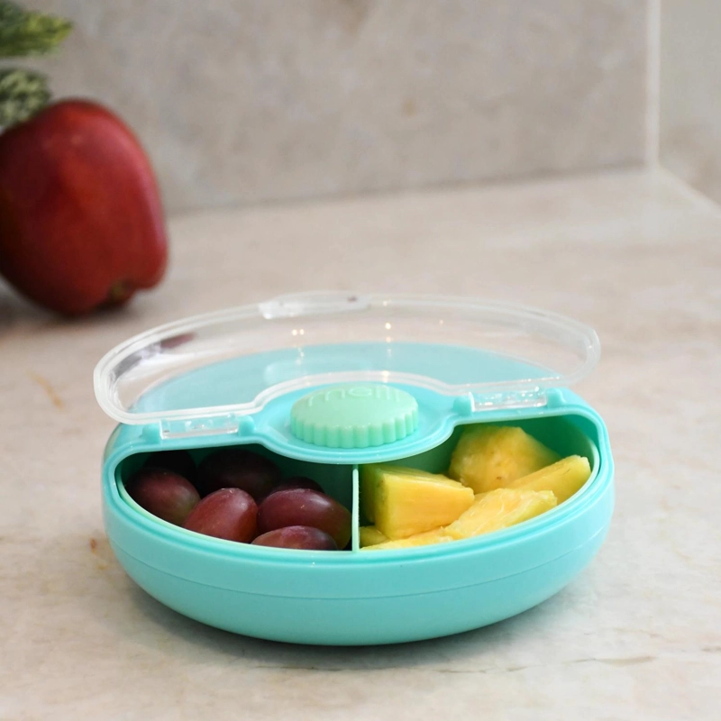 CONTENEDOR SPIN SNACK CON PERILLA - VERDE - 2
